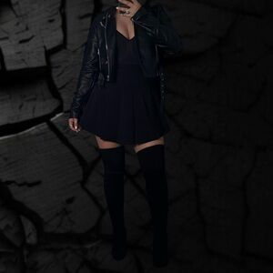 Fashion Nova Black Leather Jacket